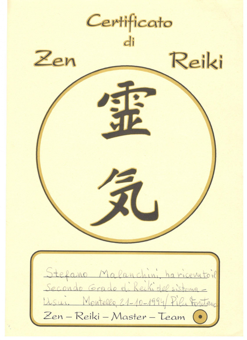 reiki,attestato,diploma, energia positivo,energia universale